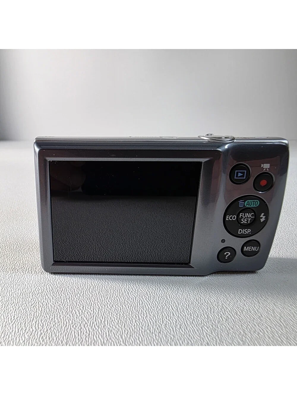 Canon PowerShot ELPH 160 Digital Camera Digicam Gray w/8x Zoom Tested Battery SD
